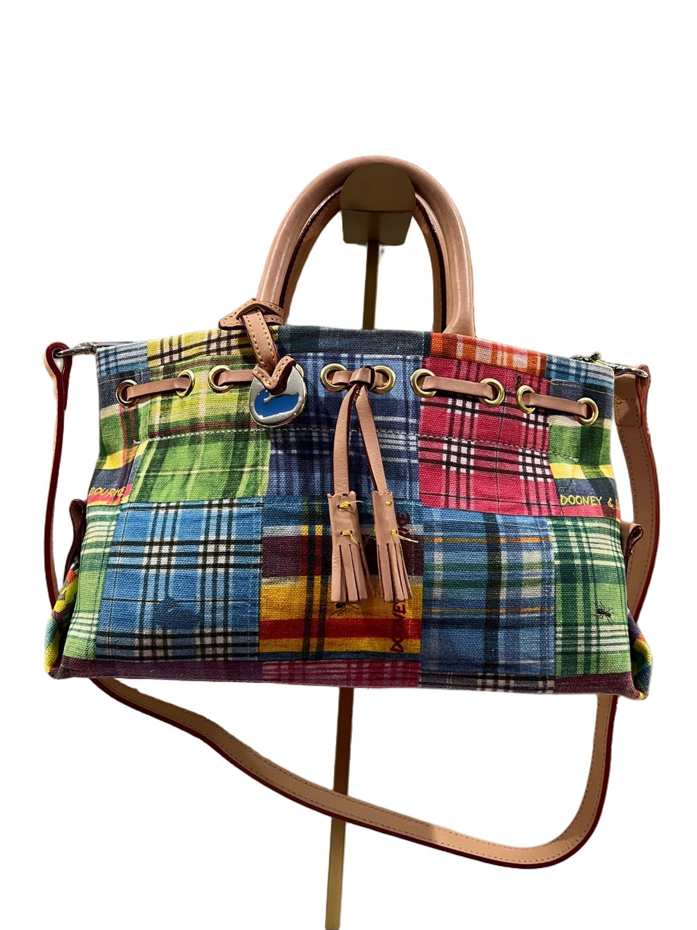 Dooney & Bourke Picnic Plaid Madras Tote in Patchwork